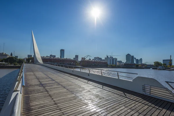 District Puerto Madero in Buenos Aires, Argentinië. — Stockfoto