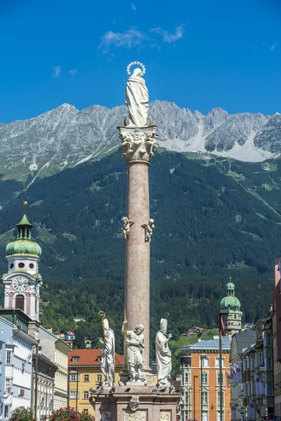 Coluna Santa Ana em Innsbruck, Áustria . — Fotografia de Stock