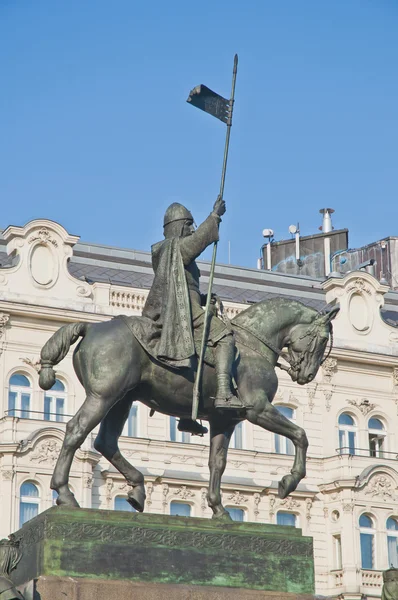 Statua di Venceslao — Foto Stock