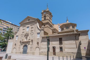 San Lorenzo Basilica at Huesca, Spain clipart