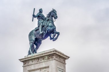 Anıt Philip IV Madrid, İspanya.