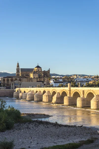 Römische Brücke in Cordoba, Andalusien, Südspanien. — Stockfoto