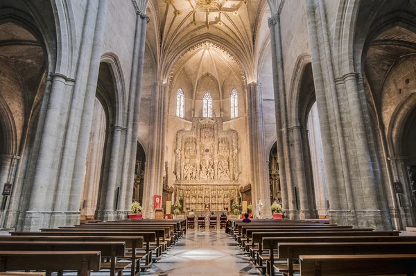 Santa Maria kathedraal van Huesca, Spanje — Stockfoto