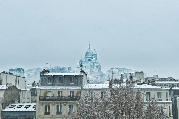 Sacre Coeur Bazilikası Paris — Stok fotoğraf