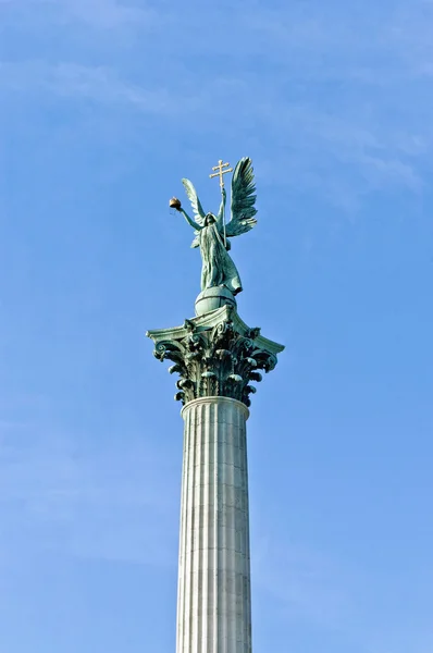 Heroes square at Budapest, Hungary — Stock Photo, Image