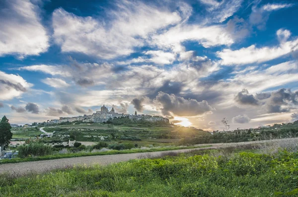 Katedra Świętego Pawła w mdina, malta — Zdjęcie stockowe