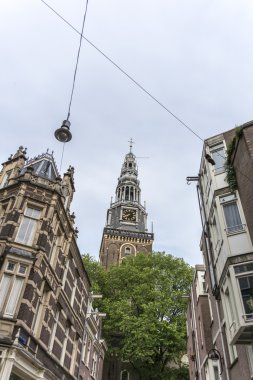 Oude Kerk (eski Kilisesi) Amsterdam, Hollanda.