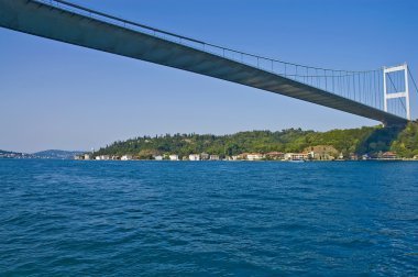 Istanbul, Türkiye'de Boğaziçi Köprüsü