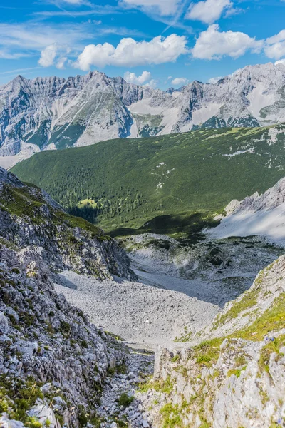 Nordkette mountain in Tyrol, Innsbruck, Austria. — Stock Photo, Image