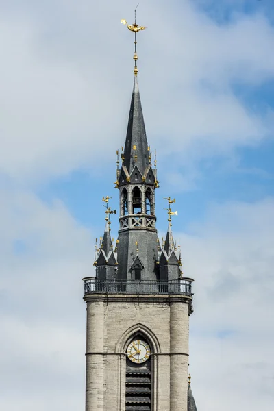 Zvonici Tournai, Belgie. — Stock fotografie