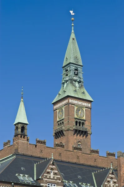 Rathausgebäude in Kopenhagen — Stockfoto