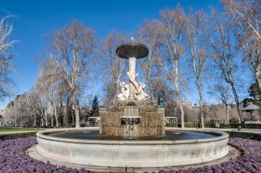 Galapagos çeşme Madrid, İspanya.