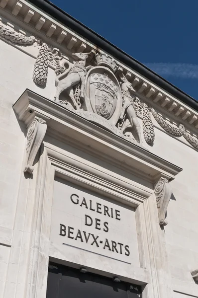 Galerie des Beaux arts w Bordeaux, Francja — Zdjęcie stockowe