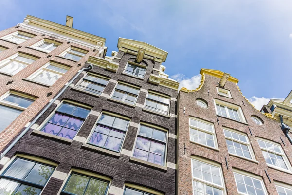 Facades in Amsterdam, Netherlands. — Stock Photo, Image