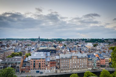 Namur manzarası, Valonya, Belçika.
