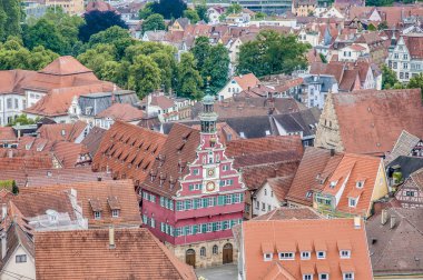 eski belediye binası içinde esslingen am nechar, Almanya