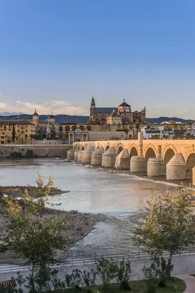 Romeinse brug in Cordoba, Andalusie, Zuid Spanje. — Stockfoto