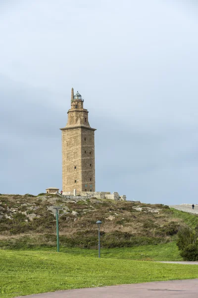 Torre de Hércules en A Coruna, Galicia, España . —  Fotos de Stock