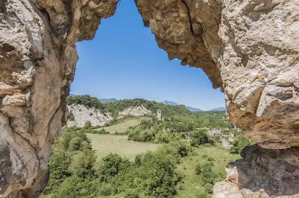 Terkedilmiş kasaba Janovas, İspanya — Stok fotoğraf