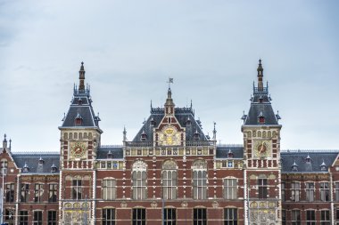 Hollanda Amsterdam Merkez Tren İstasyonu.