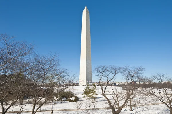Het Washington Monument op de Mall in Dc, Verenigde Staten — Stockfoto
