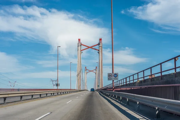 Zarate brazo largo brug, entre Ríos, Argentinië — Stockfoto