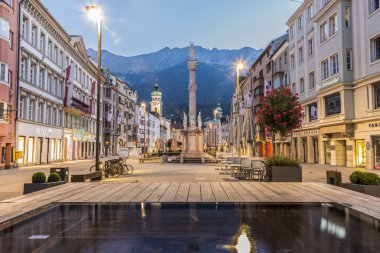 Saint Anne Column in Innsbruck, Austria. clipart