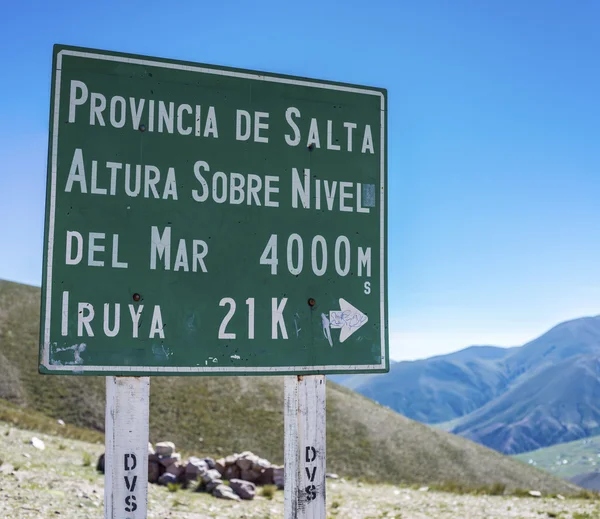 Trasa 13 do iruya w prowincji salta, Argentyna — Zdjęcie stockowe