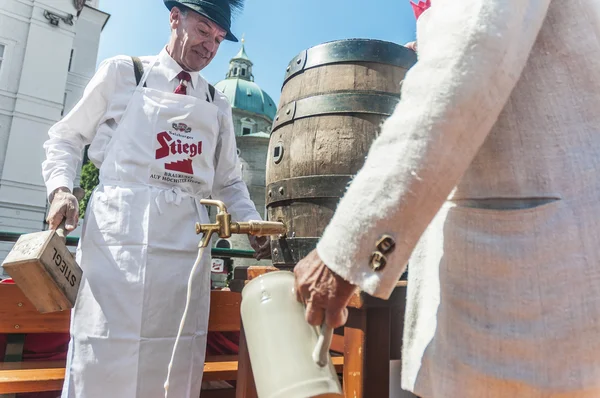 Salzburger dult festzug in salzburg, Oostenrijk — Stockfoto