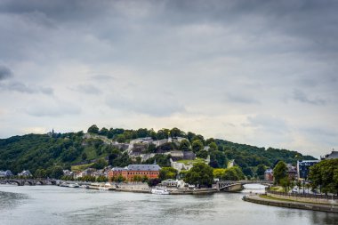 Nehir Meuse aracılığıyla Namur, Belçika