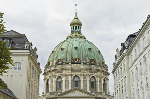 Мраморная церковь Копенгагена — стоковое фото