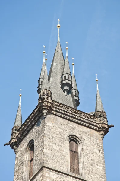 Vår fru innan Tyn kyrkan — Stockfoto