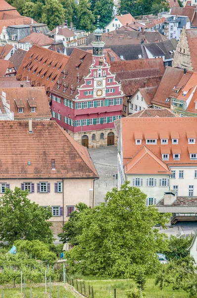 Stará radnice v esslingen am nechar, Německo — Stock fotografie