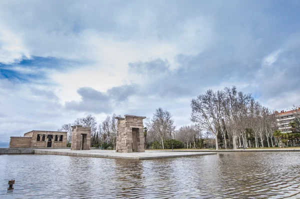 Der Tempel von Debod in Madrid, Spanien. — Stockfoto