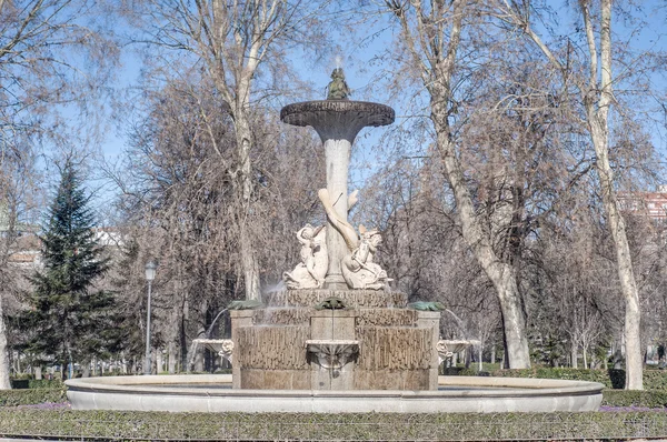 Галапагосский фонтан в Мадриде, Испания . — стоковое фото