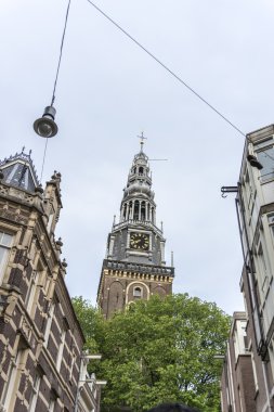 Oude Kerk (eski Kilisesi) Amsterdam, Hollanda.