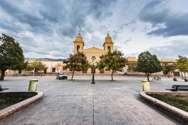 Kościół w mieście cafayate w salta, Argentyna. — Zdjęcie stockowe