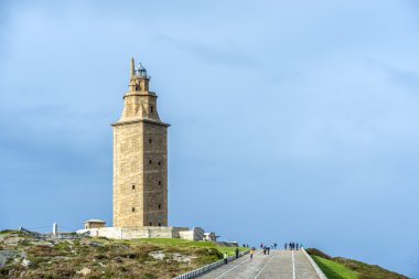 Kule Herkül coruna, Galiçya, İspanya.