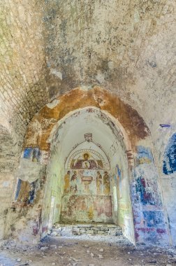 Terkedilmiş kasaba Janovas, İspanya