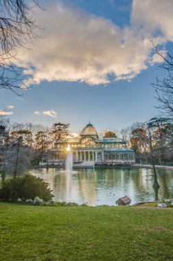 Crystal Palace Retiro Park Madrid, İspanya.