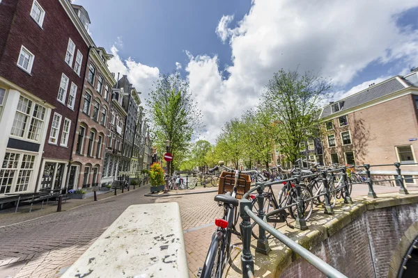 Keizersgracht canal in Amsterdam, Netherlands. — Stock Photo, Image