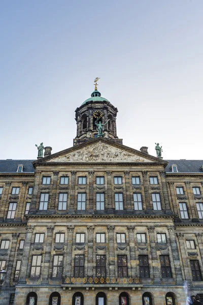 Královský palác v Amsterdamu, Nizozemsko — Stock fotografie