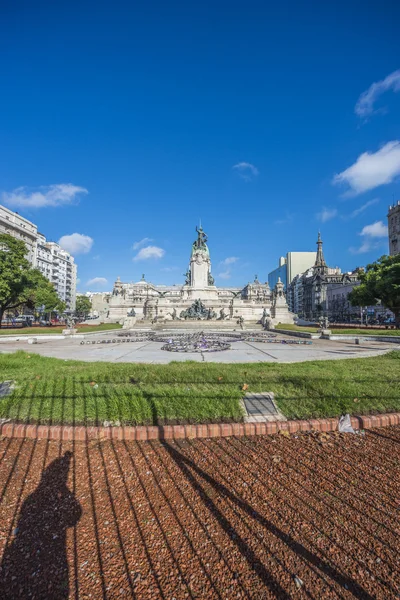 Congressional Plaza em Buenos Aires, Argentina — Fotografia de Stock