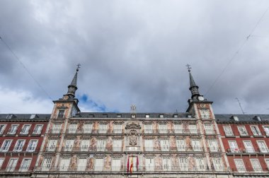 Plaza Mayor Meydanı Madrid, İspanya.