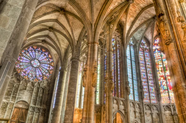 St. Nazaire en St Celse in Carcassonne, France — Stockfoto