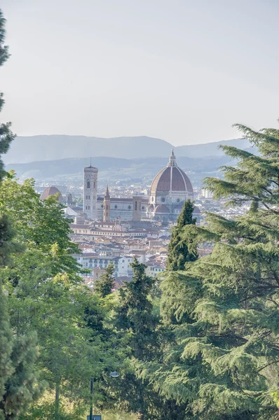 De basilica di santa maria del fiore in florence, Italië — Stockfoto