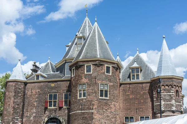 Neuer markt in amsterdam, niederland — Stockfoto