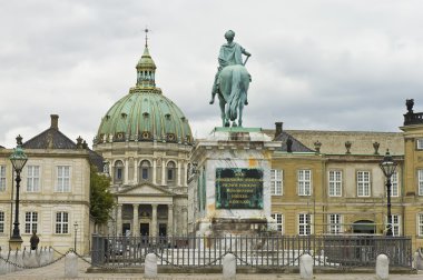 Kopenhag Amalienborg Meydanı