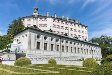 Ambras Castle near Innsbruck, Austria. clipart