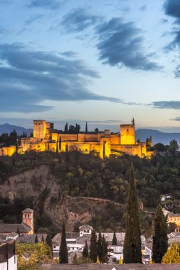 het alhambra in granada, Andalusië, Spanje.